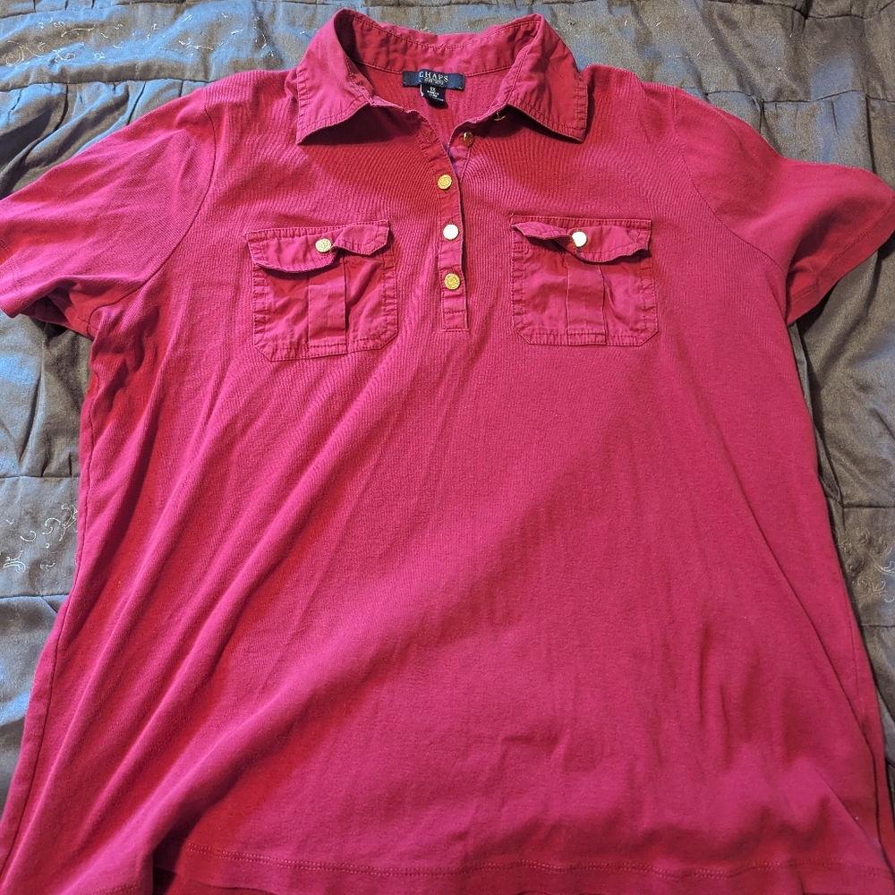 Ralph Lauren Burgundy Polo Shirt